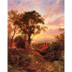 The Old Home Painting Reproduction