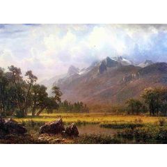 The Sierras near Lake Tahoe, California Painting Reproduction