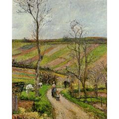Route du Fond de l’Hermitage, Pontoise Painting Reproduction