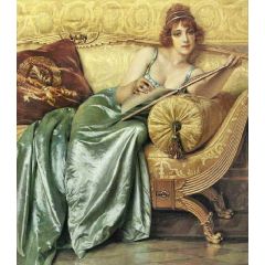 Lady of Leisure Painting Reproduction