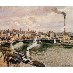 Morning, Overcast Day, Rouen Painting Reproduction