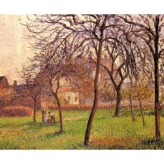Mother Lucien’s Field at Eragny Painting Reproduction