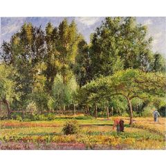 Poplars, Afternoon in Eragny Painting Reproduction