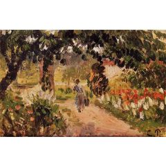 Garden at Eragny Painting Reproduction