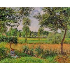 Morning, Sun Effect, Eragny Painting Reproduction
