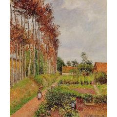 The Steading of the Auberge Ango, Varengeville Painting Reproduction