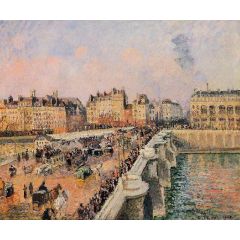 The Pont-Neuf: Afternoon Sun Painting Reproduction