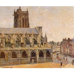 The Church of Saint-Jacques, Dieppe Painting Reproduction