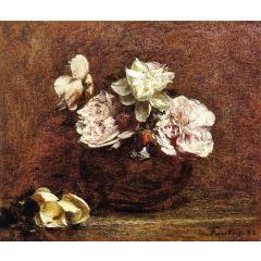 Roses de Nice Painting Reproduction