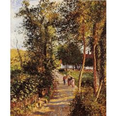 Route de Berneval0le-Petit, also known as Maison Thievain Painting Reproduction