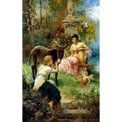 Pastoral Scene Painting Reproduction