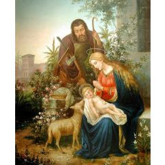 The Holy Family Painting Reproduction