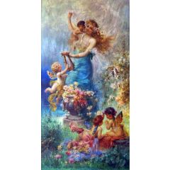 Nymph and Elfs Painting Reproduction