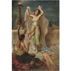 A Dance Under the Stars Painting Reproduction
