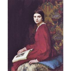 Portrait of Betty McCann Painting Reproduction