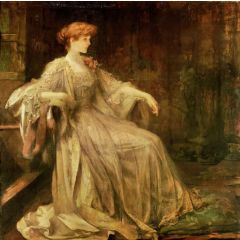 Portrait of Violet, Duchess of Rutland Painting Reproduction