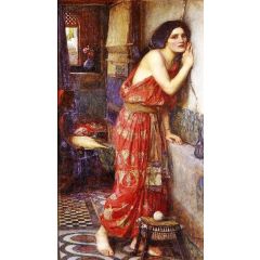 Thisbe, also known as The Listener Painting Reproduction
