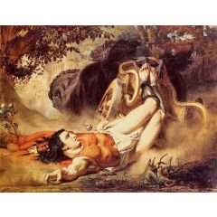 The Death of Hippolytus Painting Reproduction
