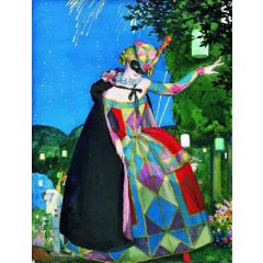 Columbine’s Tongue Painting Reproduction