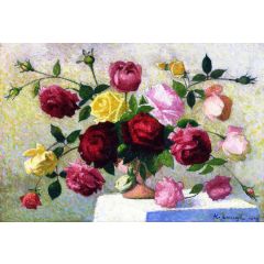 Bouquet of Roses Painting Reproduction