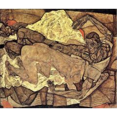 Lovers: Man and Woman I Painting Reproduction