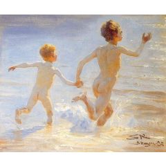 Beach of Skagen Painting Reproduction