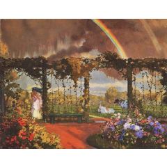 Landscape with a Rainbow Painting Reproduction
