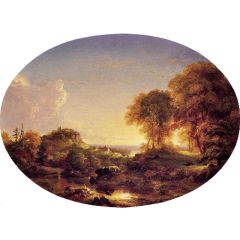 Catskill Landscape Painting Reproduction