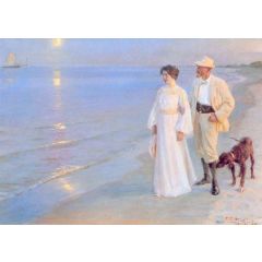 Summer Evening at Skagen Painting Reproduction