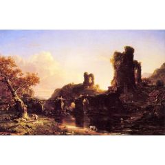 An Italian Autumn Painting Reproduction