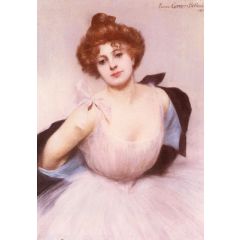 Portrait Of A Dancer Painting Reproduction