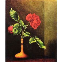 Still LIfe with Rose Painting Reproduction