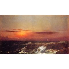 Sunset at Sea Painting Reproduction