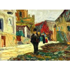 Kallmunz, Vilsgasse II Painting Reproduction