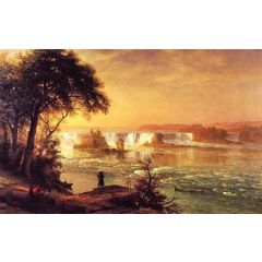 The Falls of St. Anthony Painting Reproduction