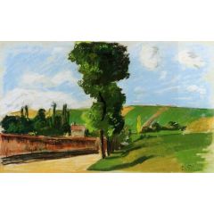 Landscape at Pontoise Painting Reproduction
