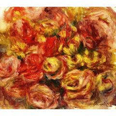 Study of Flowers Painting Reproduction