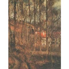 Grey Day, Banks of the Oise Painting Reproduction