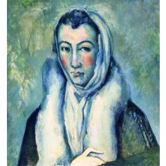 Woman with an Ermine, after El Greco Painting Reproduction