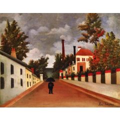 Vue des Environs de Paris Painting Reproduction