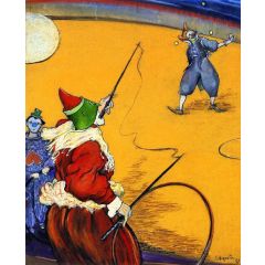 Circus Scene Painting Reproduction