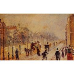 Boulevard des Batignolles Painting Reproduction
