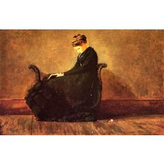 Portrait of Helena de Kay Painting Reproduction