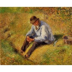 Pere Melon Resting Painting Reproduction