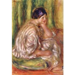 Woman in an Oriental Costume Painting Reproduction
