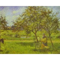 The Wheelbarrow Painting Reproduction