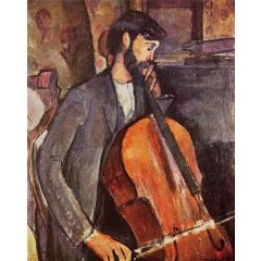 The Cellist Painting Reproduction