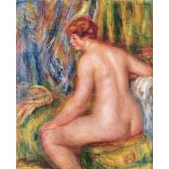 Seated Bather, also known as Andrée Seated Painting Reproduction
