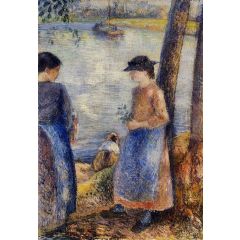 By the Water Painting Reproduction