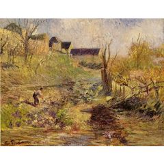 Landscape at Osny Painting Reproduction